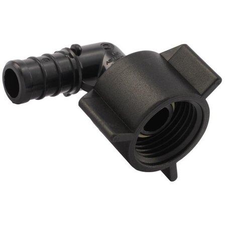 SHARK BITE Shark Bite UP532A 0.5 x 0.5 in. FNPT Poly Pex 90 deg Swivel Elbow Adapter UP532A